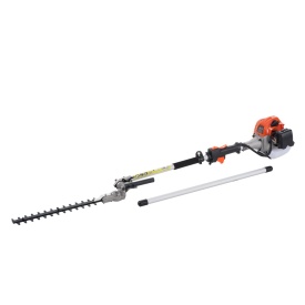 Unelte de tuns multifuncționale 6 in 1, trimmer de gard viu pe benzina, masina de taiat buruieni, trimmer cu fir, fierastrau cu lant, foarfeca cu drujba si tija extensibila - Img 9
