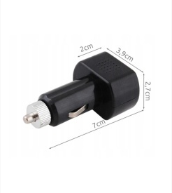 Voltmetru auto, 12-24V, monitorizare voltaj baterie, culoare negru digiti culoare rosu - Img 5
