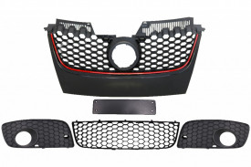 Accesorii Grile compatibil cu Bara fata GTI Look VW Golf 5 2003-2007 - Img 2