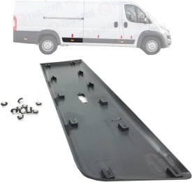 Bandou protectie lateral compatibil Citroen Jumper 2006-2023, partea dreapta lateral spate - Img 5