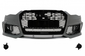 Bara Fata compatibil cu AUDI A6 4G RS6 Design Facelift 2015-2018 Cu Grile incluse - Img 2