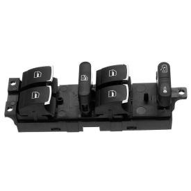 Butoane Geamuri Electrice cu buza cromata compatibil VW Bora 1998-2005, Golf IV 1998-2004, Passat B5 1995-2004 - Img 4