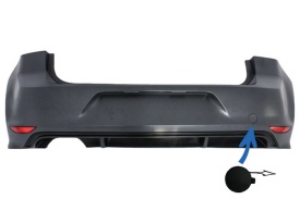 Capac Carlig Remorcare Bara Spate compatibil cu VW Golf VII 7 2013-2017 Rline Look