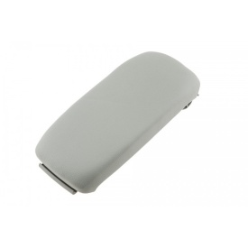 Capac cotiera cu buton compatibil Audi A3 2003-2012 culoare gri, piele ecologica