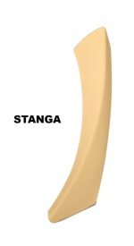 Capac maner plastic interior stanga spate compatibil BMW seria 3 E90 2004-2012, culoare bej