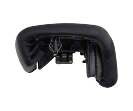 Capac nuca schimbator viteze compatibil Audi A4 B9 2016->, A5 B9 2017->, Q7 2016->, cutie automata, piele eco - Img 3