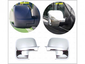 Capace cromate de oglinda compatibil OPEL VIVARO 2014-2019, inox - Img 4