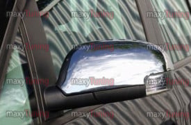 Capace cromate de oglinda compatibil VW TOURAN 2003-2010, inox - Img 2