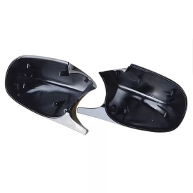 Capace oglinda compatibile cu BMW seria 1 E87 2004-2007, E90, E91 E92 2004-2007 Negru lucios M-Design, cu clipsuri, inlocuiesc capacele originale - Img 7