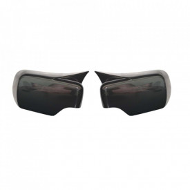Capace oglinda compatibile cu BMW seria 3 E46 1998-2005 Negru lucios Batman Style