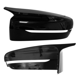 Capace oglinda compatibile cu BMW seria 3 G20 2019->, seria 5 G30 2017->, Negru lucios M-Design, cu clipsuri, inlocuiesc capacele originale - Img 4