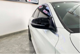 Capace oglinda compatibile cu Mercedes clasa C W205 2014-2020 Negru lucios Batman Style - Img 3