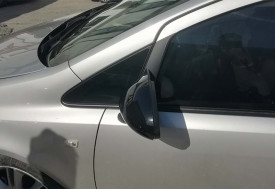Capace oglinda compatibile cu Opel Corsa D E 2006-2019 Negru lucios Batman Style - Img 4