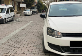 Capace oglinda compatibile cu VW POLO 2009-2017 Negru lucios Batman Style - Img 4