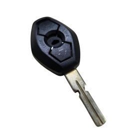 Carcasă cheie romb 3 butoane compatibila BMW E46 E39 X5 lamelă HU92  - Img 3