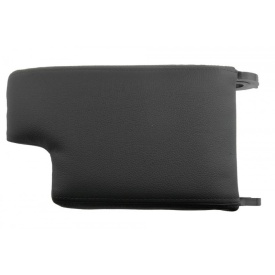Clapeta capac cotiera cu buton compatibil BMW Seria 3 E46 1999-2005, culoare gri piele ecologica - Img 2