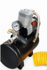 Compresor auto portabil pentru anvelope cu furtun – 12V, 15A, 3L, 150PSI, 60L/min - Img 2