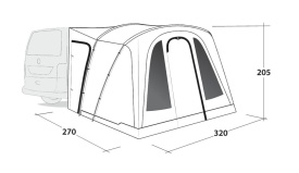 Cort auto pentru usa culisanta, Outwell Vehicle Awning San Diego - Img 10