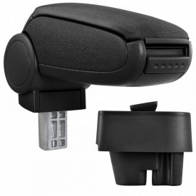 Cotiera auto Peugeot 207 2006-2015, negru, material textil
