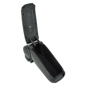 Cotiera auto VW GOLF 4 1998-2004, negru, piele ecologica - Img 4