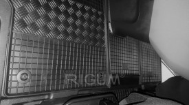 Covorase auto cauciuc Citroen Jumpy III 2016->, 2 locuri, RIGUM - Img 2