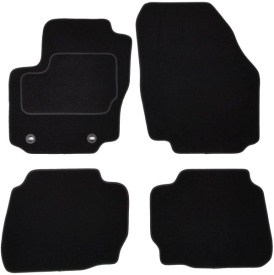 Covorase auto, mochete auto velur, compatibile Ford Mondeo IV 2007-2014, culoare negru si margine neagra