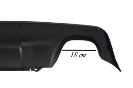Difuzor bara spate compatibil BMW Seria 5 E60 E61 2003-2010 M-Technik Design - Img 2