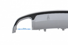 Difuzor Bara Spate compatibil cu AUDI A7 4G Facelift 2015-2018 S7 Design - Img 2