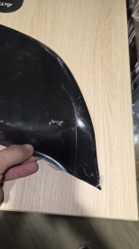 Difuzor bara spate compatibil cu VW GOLF 6 2008-2012 GTI Design fara evacuare, negru lucios DETERIORAT - Img 7