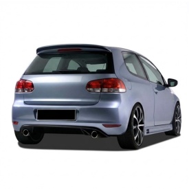 Difuzor bara spate compatibil cu VW GOLF 6 2008-2012 GTI Design fara evacuare, negru lucios, Produs Deteriorat! - Img 4