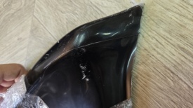 Difuzor bara spate compatibil cu VW GOLF 6 2008-2012 GTI Design fara evacuare, negru lucios, Produs Deteriorat! - Img 7