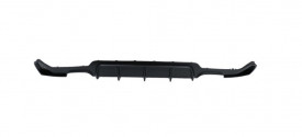 Difuzor Bara Spate Cu Evacuare Dubla compatibil cu BMW Seria 4 F32 F33 F36 2013-2019 Negru Lucios - Img 3