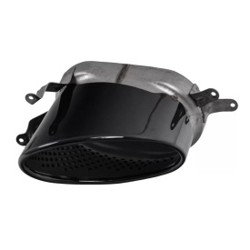 Difuzor Bara Spate cu Ornamente Toba negru lucios compatibil Audi A4 B8 B8.5 Facelift 2012-2015 RS4 Design - Img 11