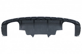 Difuzor Bara Spate Evacuare Dubla compatibil cu AUDI Q5 8R Facelift 2013-2016 Bara Standard - Img 6