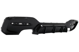 Difuzor Bara Spate Evacuare Dubla Negru Lucios compatibil cu BMW Seria 1 F20 F21 LCI 2015-2019 - Img 7