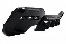 Difuzor Bara Spate Evacuare Dubla Negru Lucios compatibil cu BMW Seria 1 F20 F21 LCI 2015-2019 - Img 5