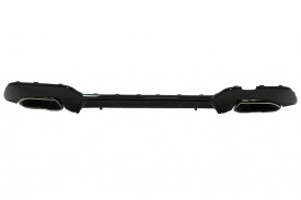 Difuzor Bara Spate Evacuare Dubla si Tobe Ornament Crom compatibil cu BMW Seria 3 G20 G28 Sedan G21 Touring 2019-> M340i M Look - Img 3