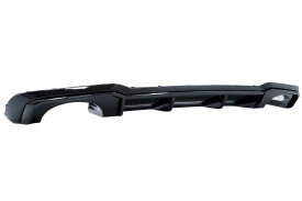 Difuzor Bara Spate Negru Lucios compatibil cu Audi A3 8V Facelift (2016-2019) Sedan Cabrio RS3 Design doar pentru bara S-Line - Img 6