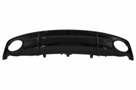 Difuzor Bara Spate Negru si Ornamente Evacuare compatibil cu Audi A7 4G Facelift 2015-2018 RS7 Design only S Line - Img 5