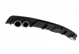 Difuzor bara spate universal , RACE A2 Design, negru si catadioptru reflectorizant - Img 1