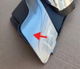 Difuzor bara spate universala , AMG B Design, negru mat cu gri lucios si catadioptru reflectorizant, Produs deteriorat! - Img 5