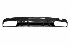 Difuzor cu Ornamente de evacuare compatibil cu Mercedes C-Class W205 S205 2014-2020 C63S Design pentru bara AMG Sport Line - Img 4