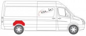 Element pentru repararea peretilor laterali Dreapta spate MERCEDES SPRINTER W906 - Img 2