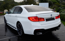Eleron Portbagaj compatibil cu BMW Seria 5 G30 2017-> M5 Design Negru Mat - Img 7