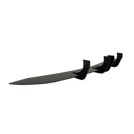 Extensie Difuzor Bara Spate compatibil cu VW Golf 5 2003-2009 Hatchback, R Design, culoare negru mat - Img 2