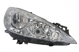 Far Dreapta H1/H7/P21, electric, cu motor, culoare cromat compatibil PEUGEOT 308 2007-2011 - Img 1