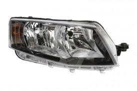 Far Dreapta H15/H7, electric, cu motor, culoare semnalizator transparent compatibil SKODA OCTAVIA III 2013-2019
