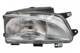 Far Dreapta H4, electric, fara motoras, culoare argintiu compatibil PEUGEOT PARTNER 1996-2002