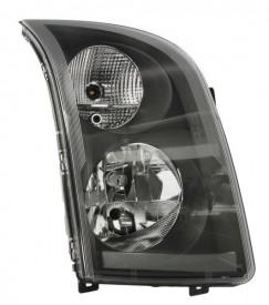 Far Dreapta H7/H7, electric, cu motor, culoare negru compatibil VW CRAFTER 2007-2017