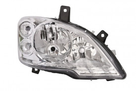 Far Dreapta H7/W21, electric, cu motor, culoare negru compatibil MERCEDES VITO W639 2010-2014